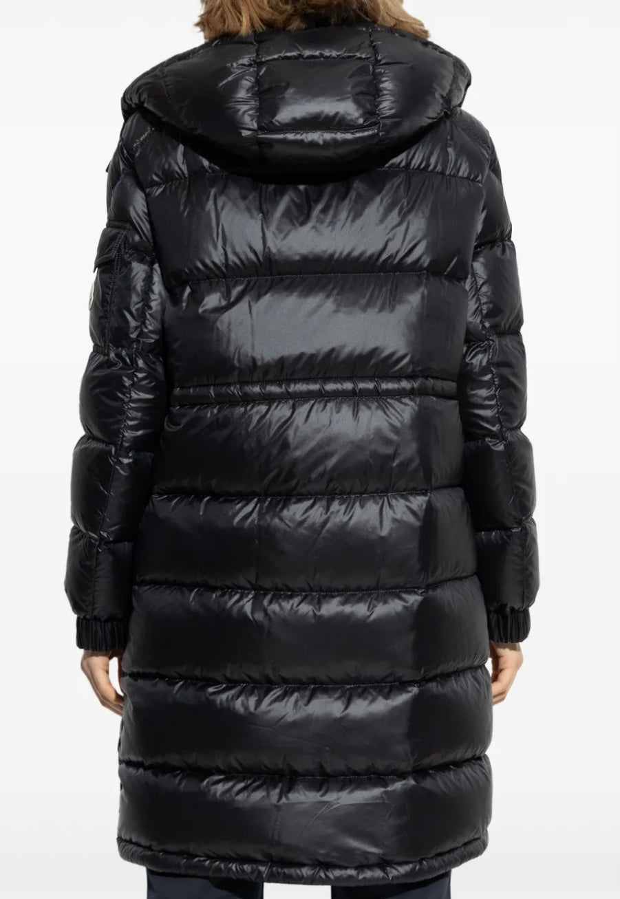 GUBBINO MONCLER DONNA LUNGO NERO