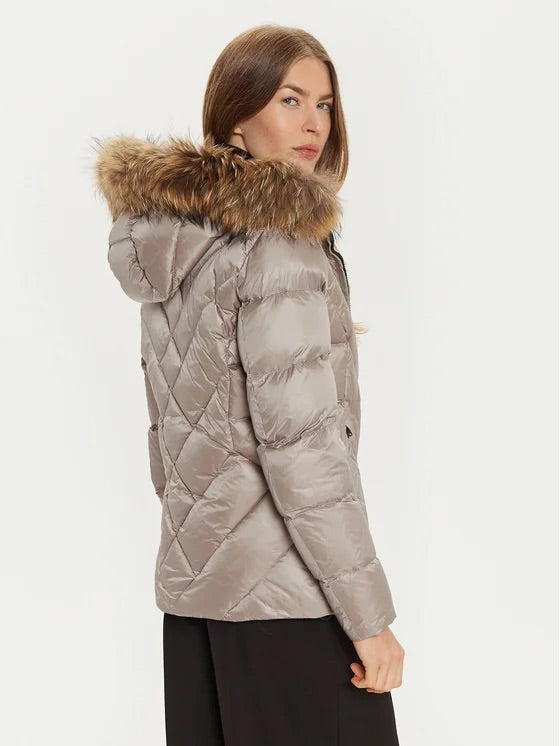 GIUBBINO BLAUER CORTO DONNA BEIGE PELLICCIA