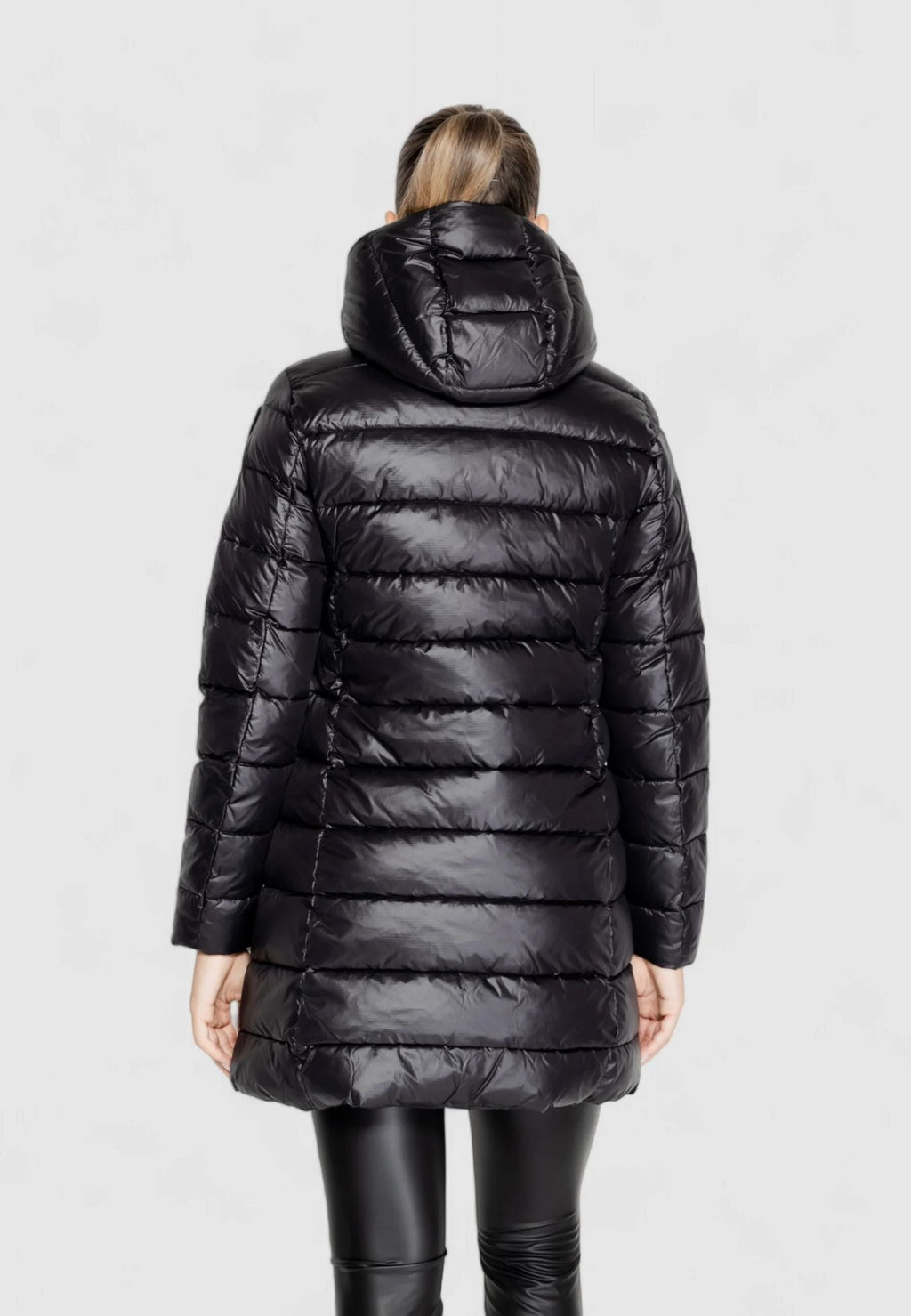 GIUBBINO BLAUER LUNGO DONNA NERO LUCIDO