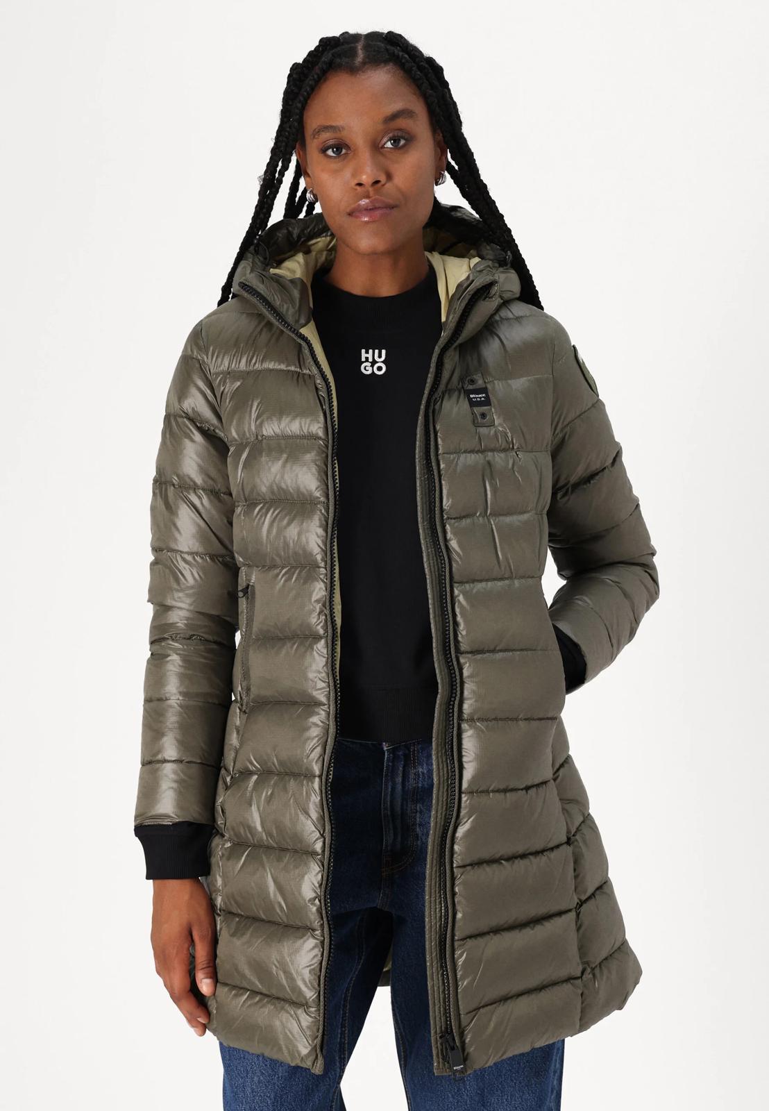 GIUBBINO BLAUER LUNGO DONNA VERDE SCURO